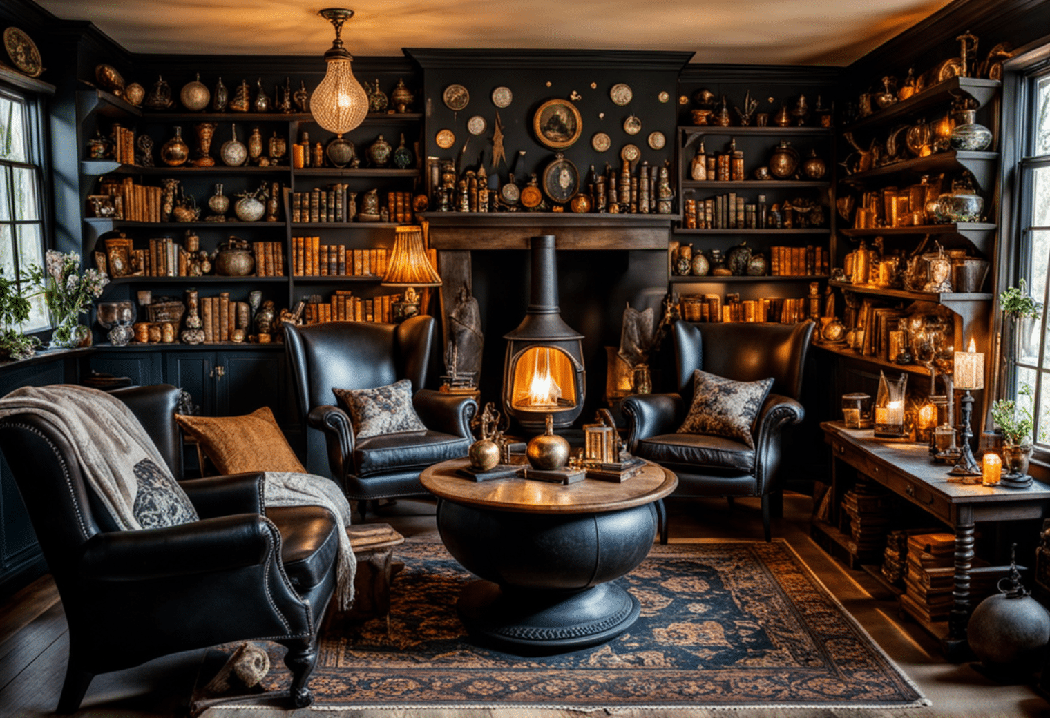 Modern Witchy Cottagecore Living Room Decor Inspiration - Cardinal Memorials
