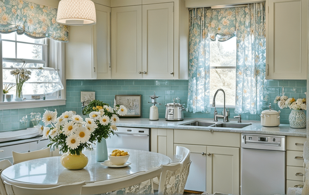 vintage kitschy kitchen decor ideas