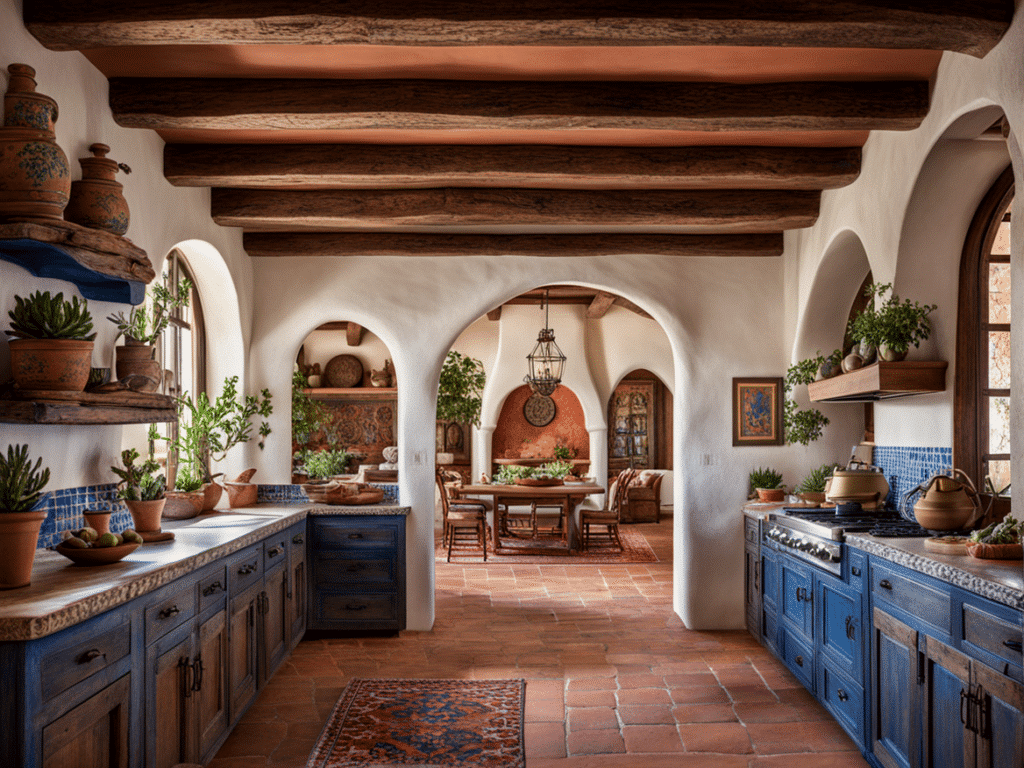 spanish colonial house interior