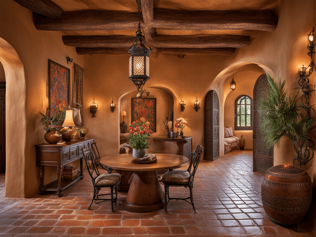 spanish colonial house interior