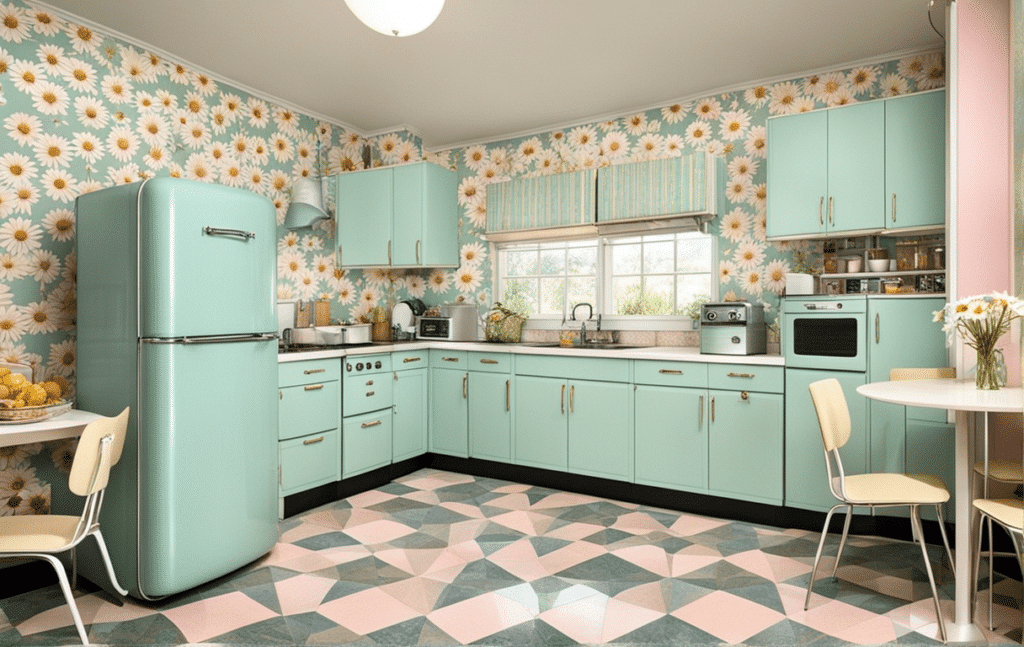 retro kitschy kitchen decor ideas