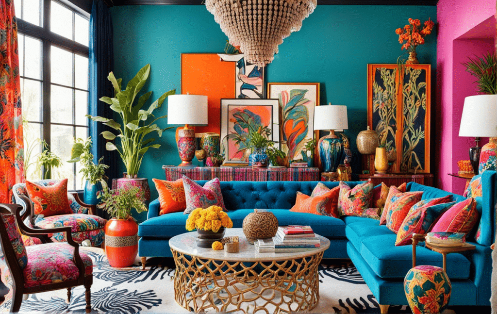 furniture trends 2024 maximalist living room furniture