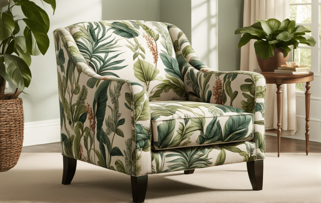 furniture trends 2024 botanical upholstery chair furniture