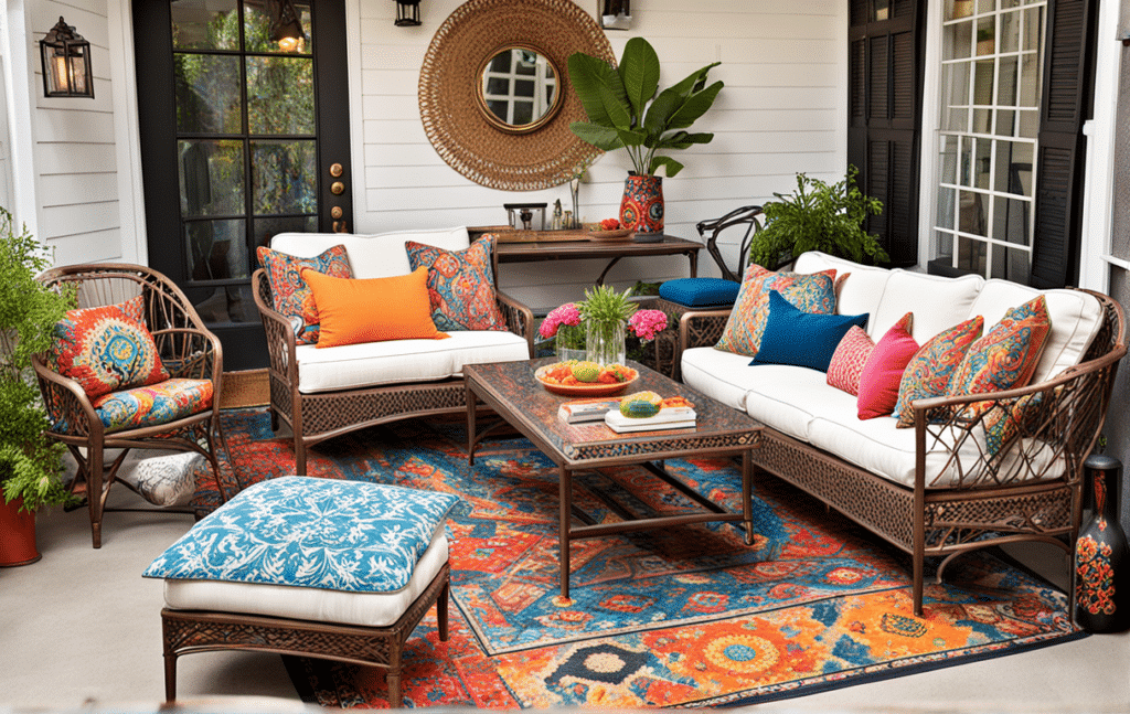 furniture trends 2024 eclectic outdoor patio furniture