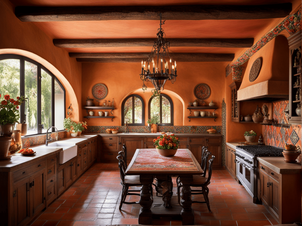 spanish style kitchen - spanish revival kitchen