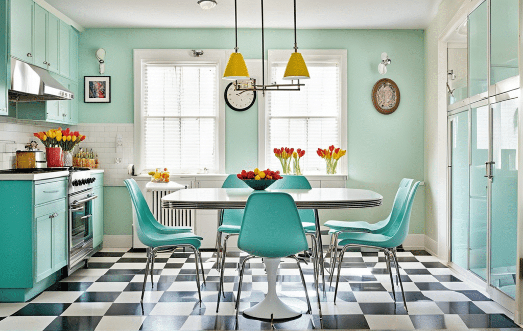 retro kitschy kitchen decor ideas