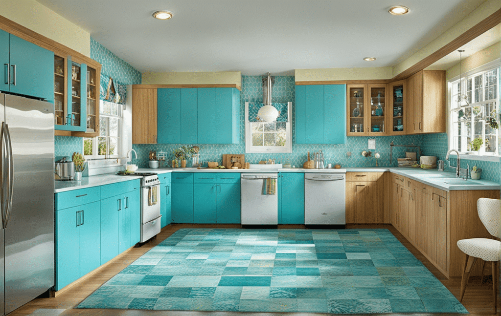 retro kitschy kitchen decor ideas