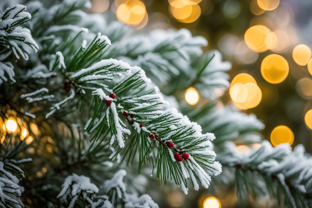 white Christmas tree decorations