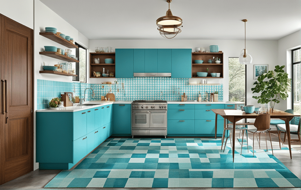 modern kitschy kitchen decor ideas