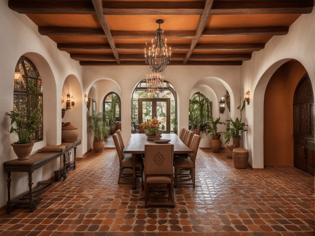 Spanish colonial interior