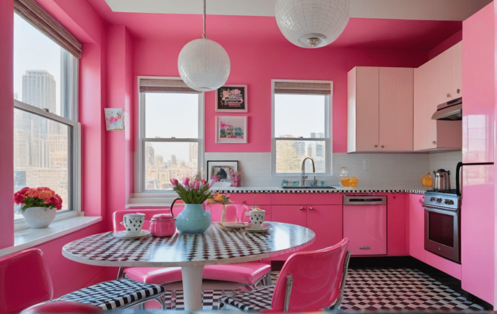 retro kitschy kitchen decor ideas