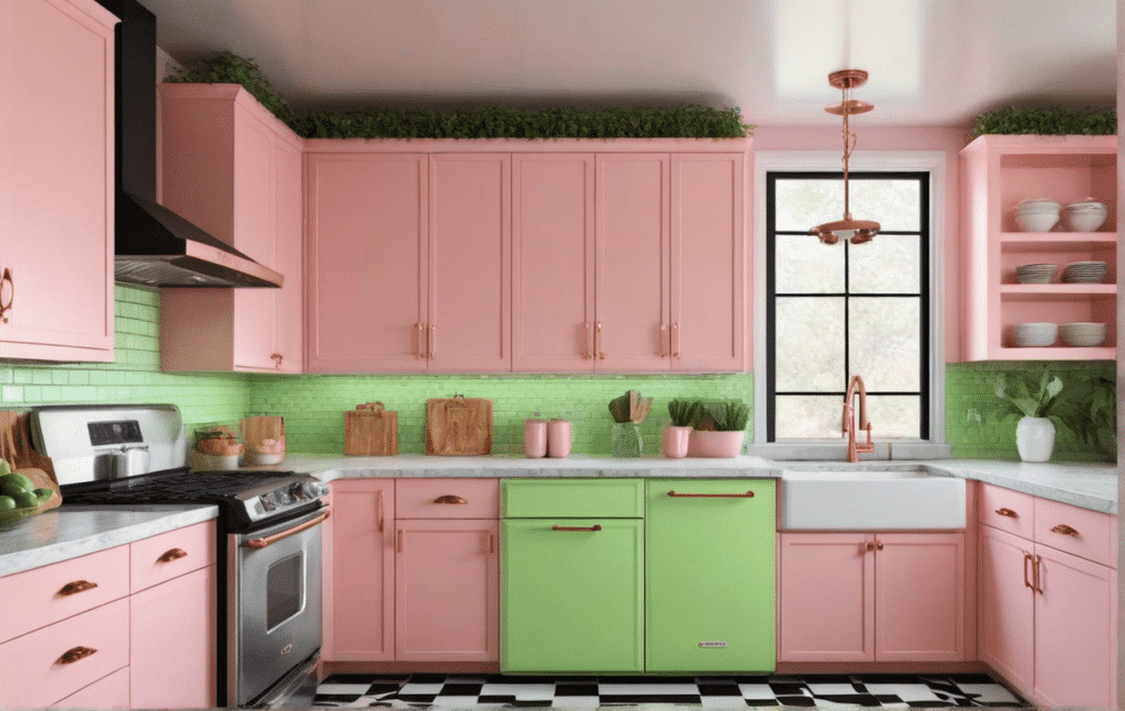 retro kitschy kitchen decor ideas