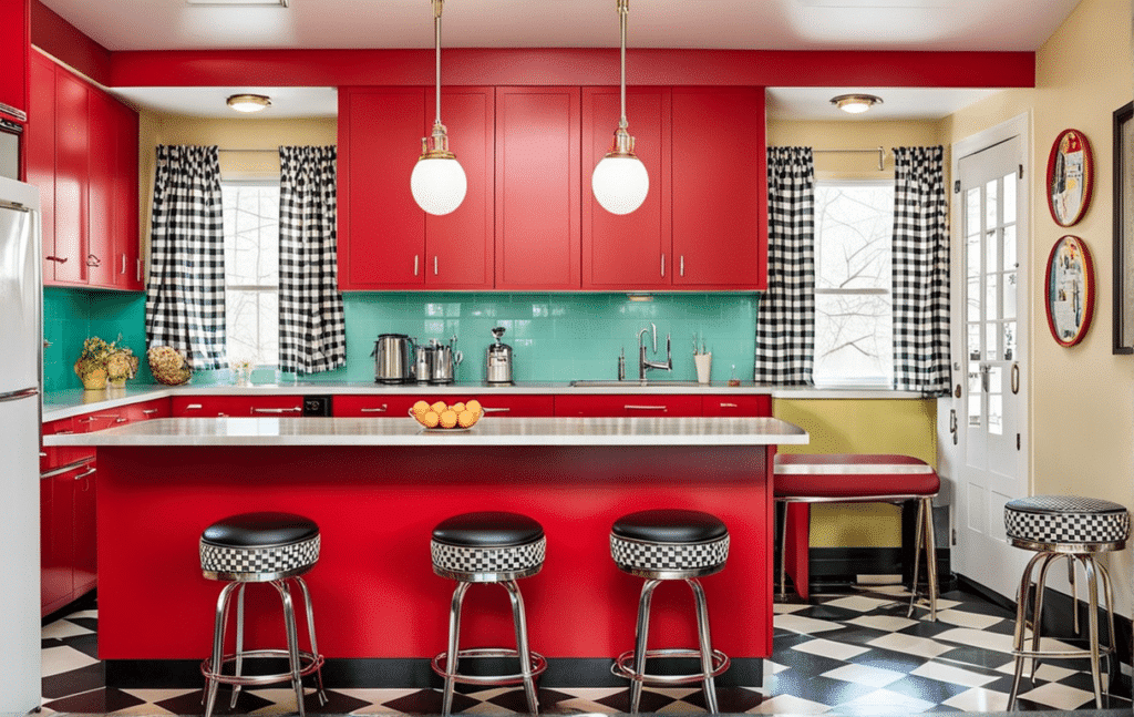 modern kitschy kitchen decor ideas