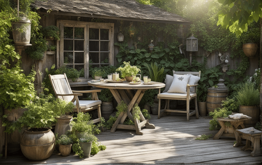 Shabby Chic Outdoor Patio Decor Ideas Style Inspiration