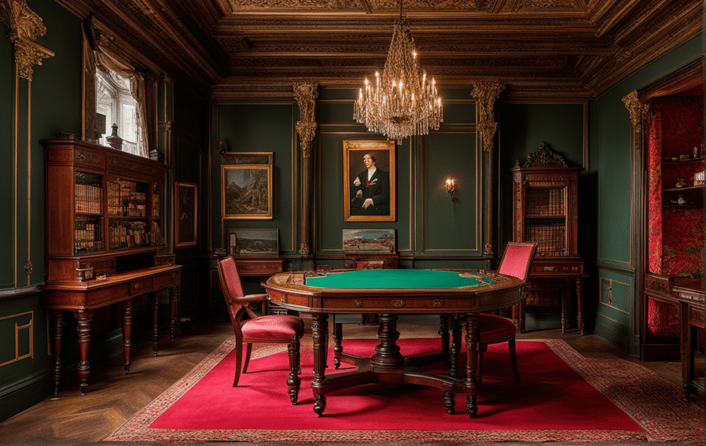 Victorian vintage secret gambling hidden room