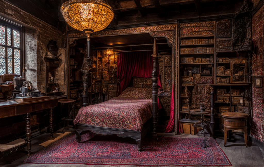 Victorian vintage secret opium den hidden rooms