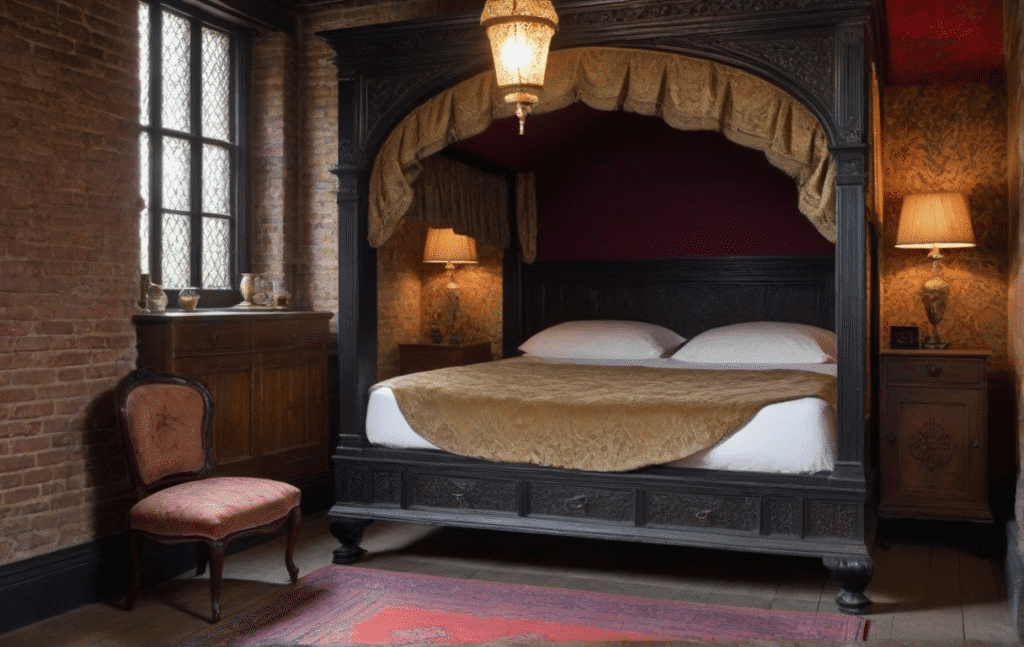 Victorian vintage secret opium den hidden room