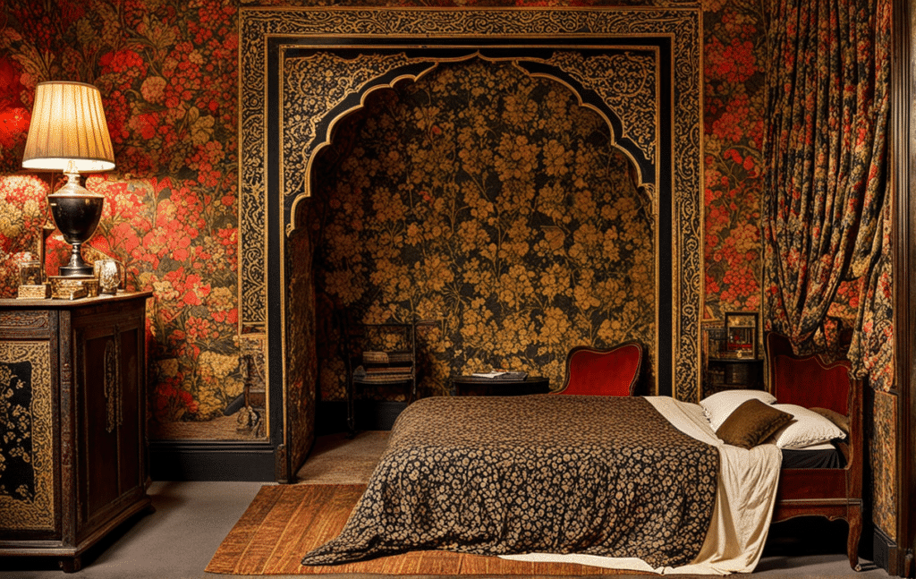 Victorian vintage secret opium den hidden room