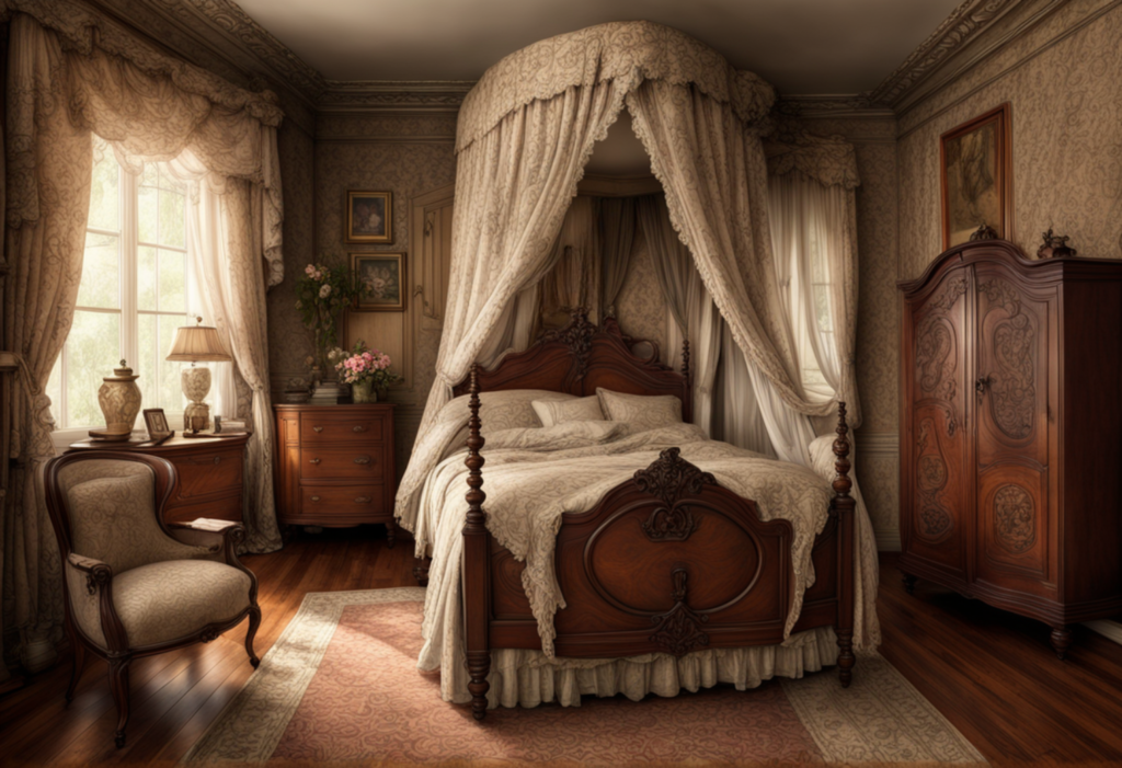 granny chic bedroom