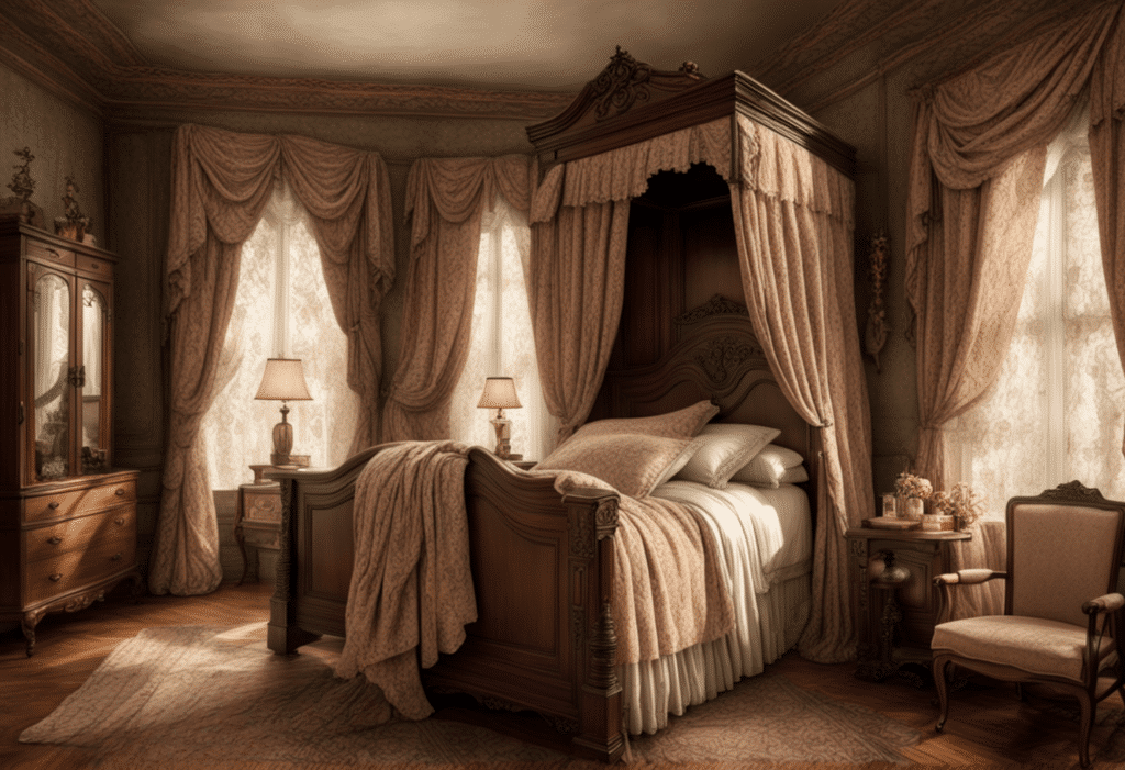 granny chic bedroom