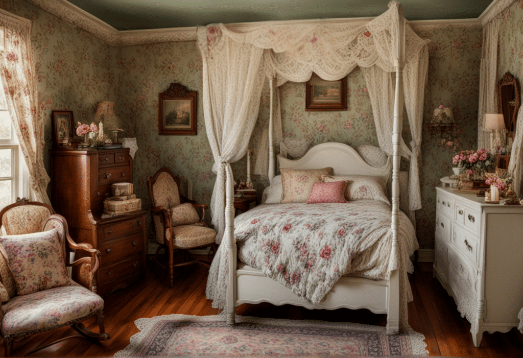 granny chic bedroom