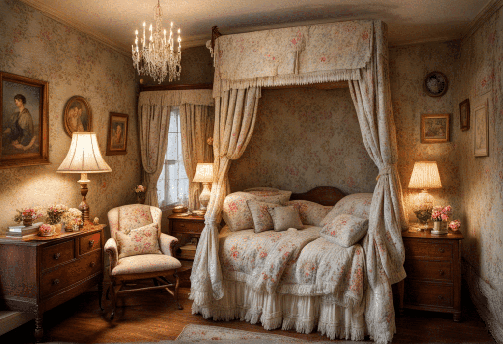 granny chic bedroom