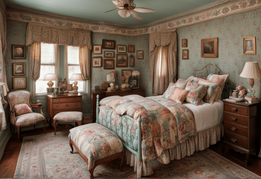 granny chic bedroom