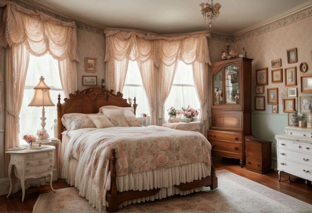 granny chic bedroom