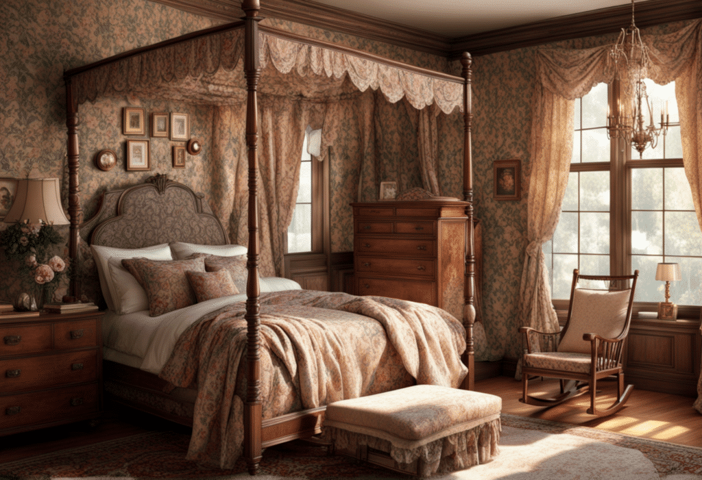 granny chic bedroom