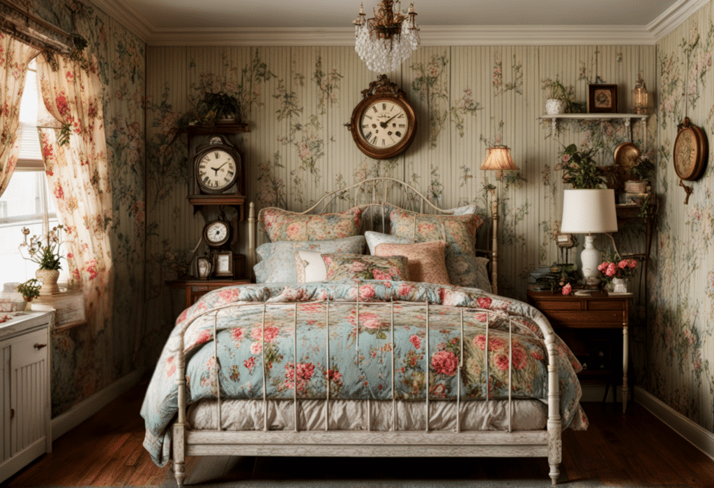 granny chic bedroom