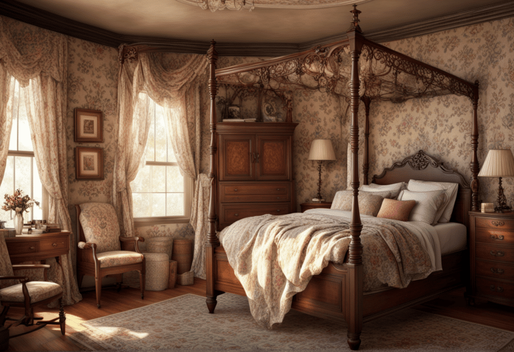 granny chic bedroom