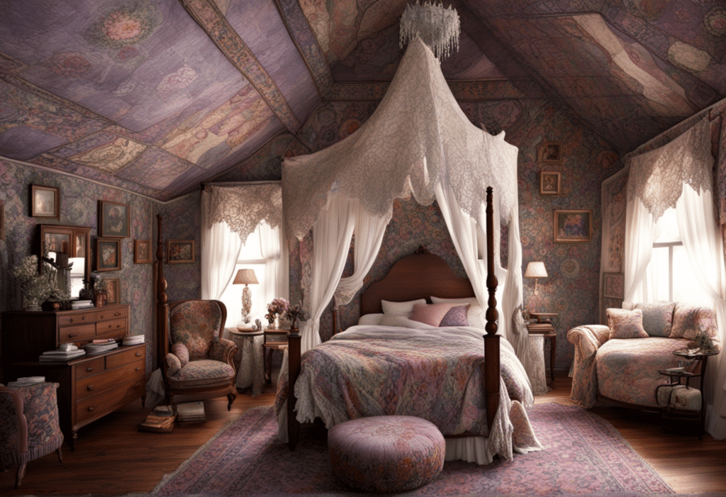 granny chic bedroom