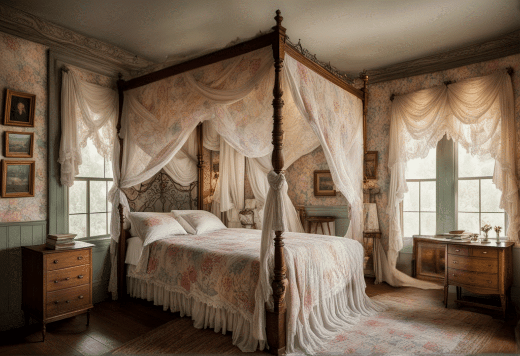 granny chic bedroom