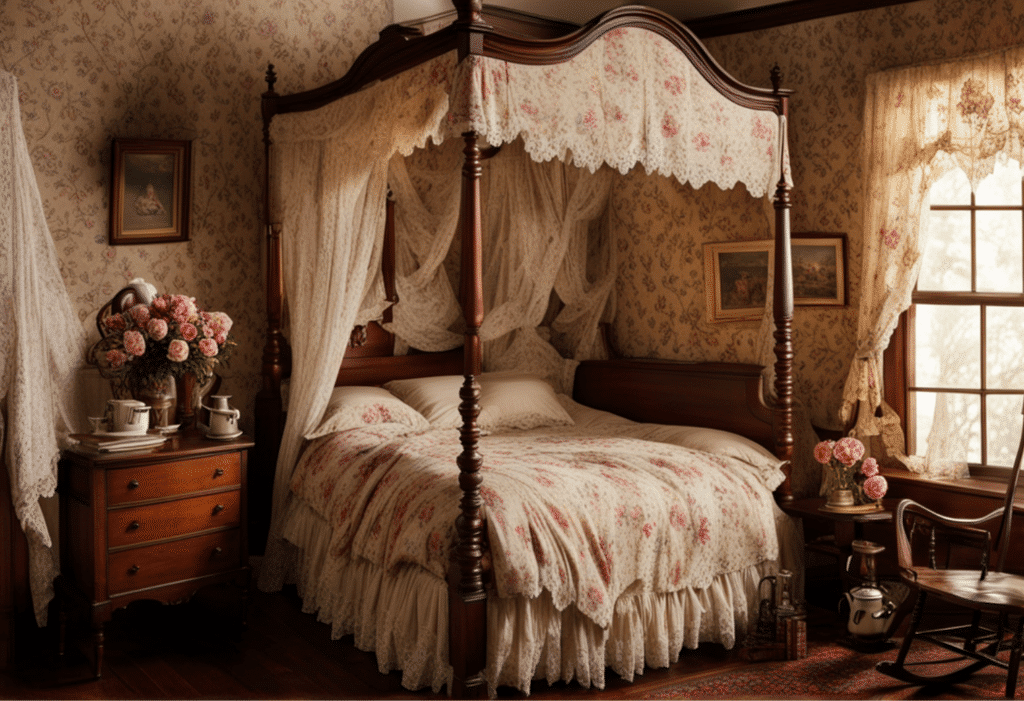 granny chic bedroom