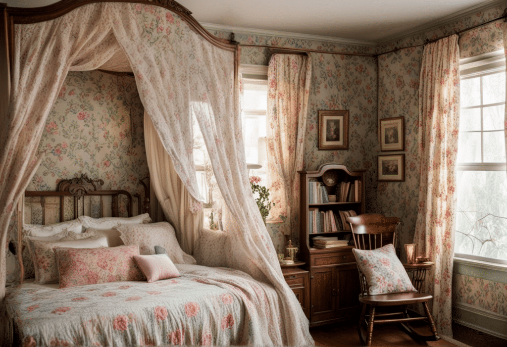 granny chic bedroom