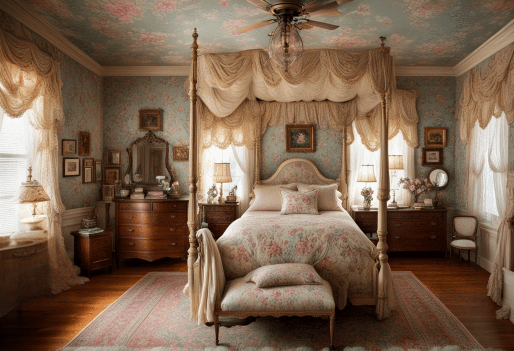 granny chic bedroom