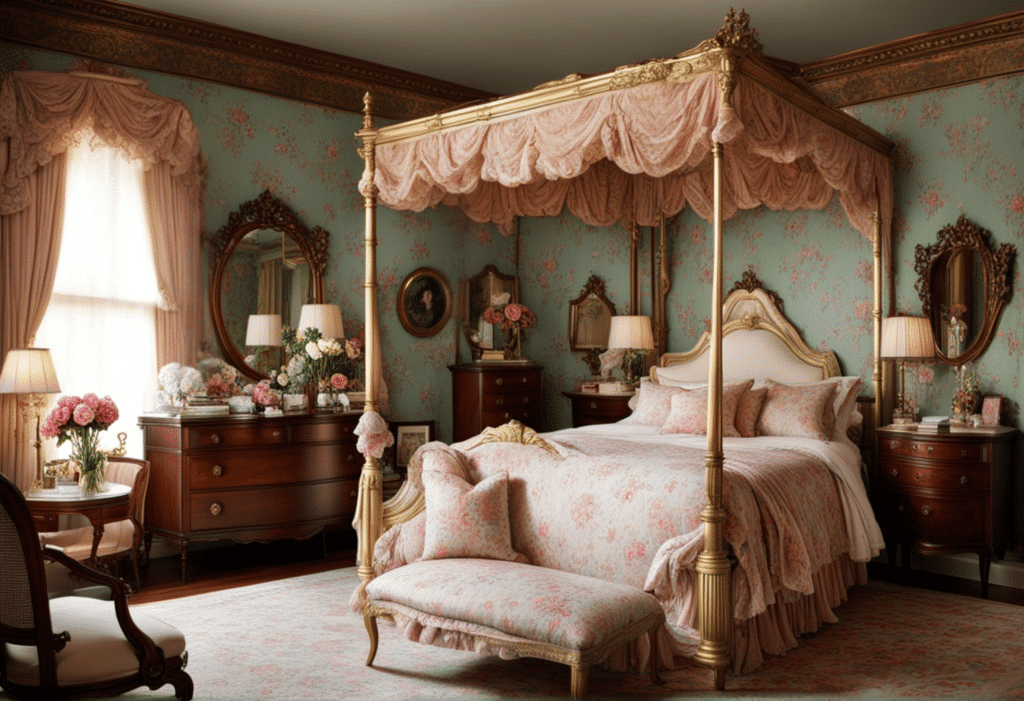 granny chic bedroom