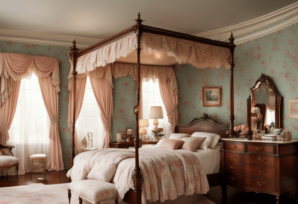 granny chic bedroom