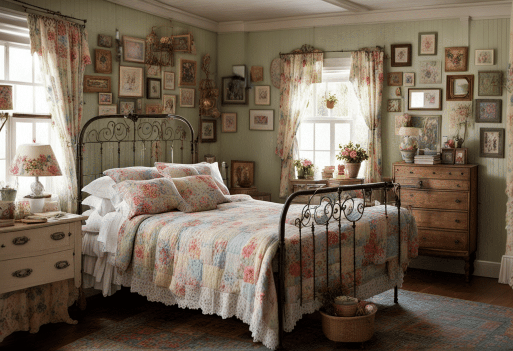 granny chic bedroom