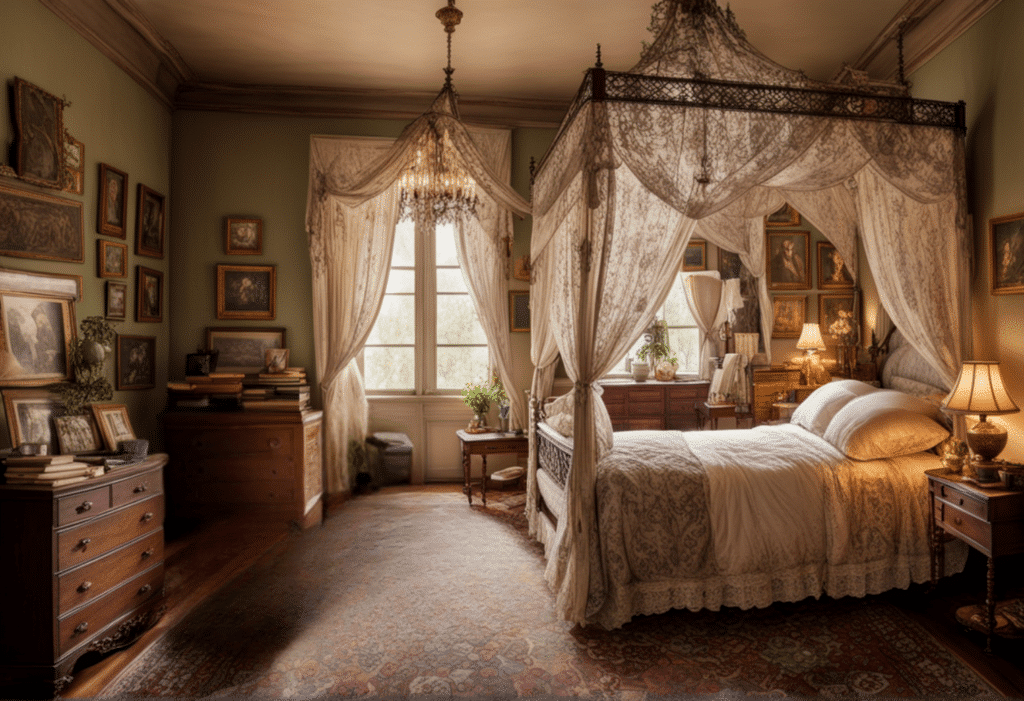 granny chic bedroom