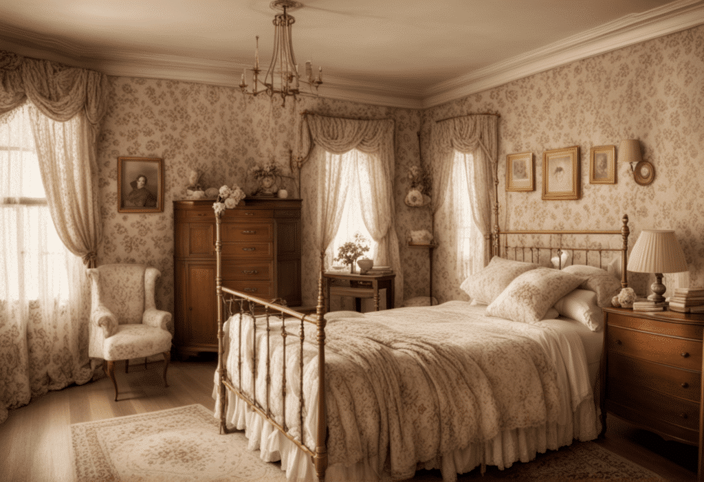 granny chic bedroom