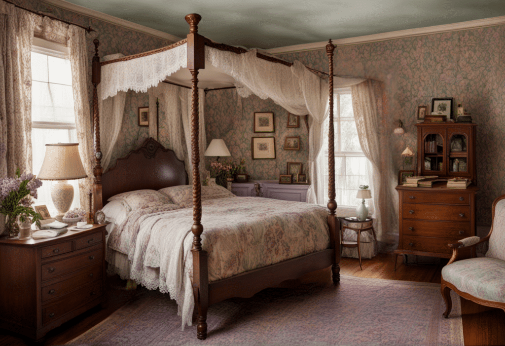 granny chic bedroom