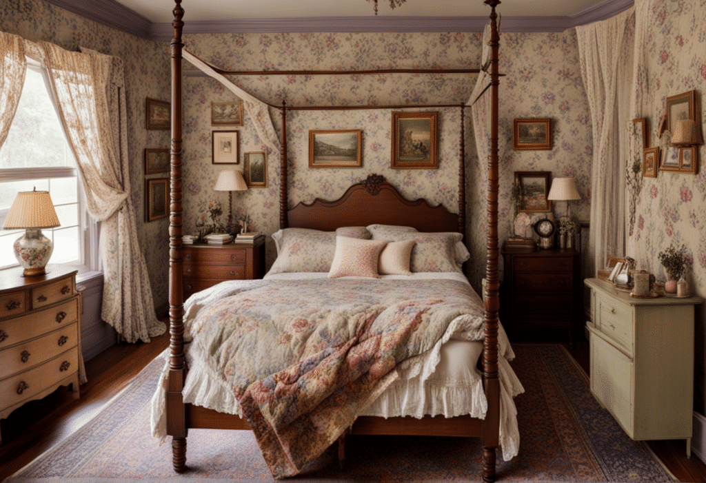 granny chic bedroom