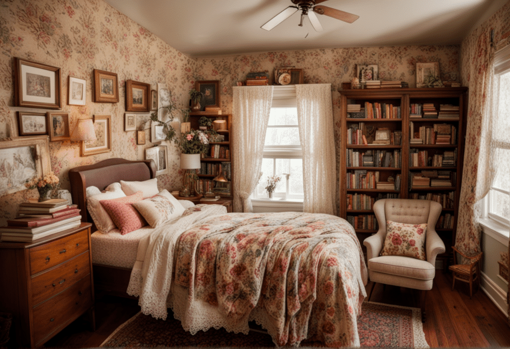 granny chic bedroom