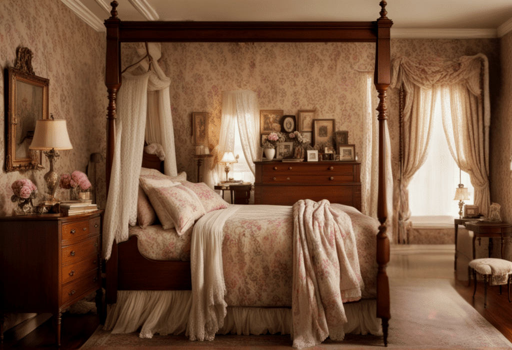 granny chic bedroom