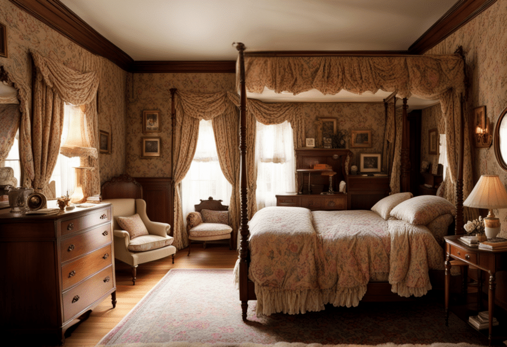 granny chic bedroom