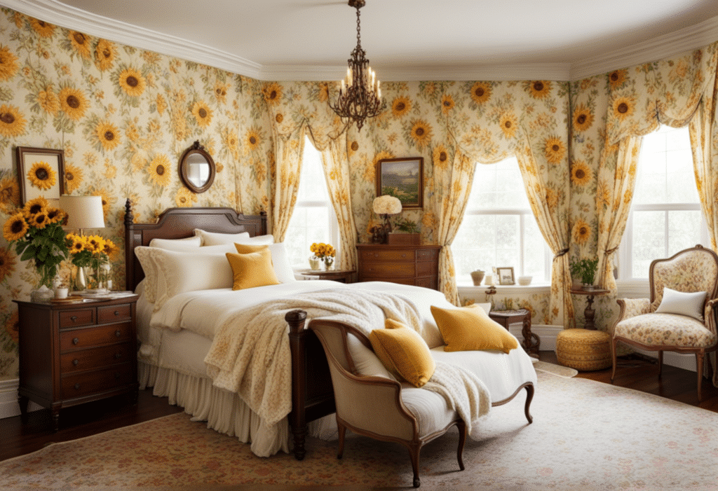 granny chic bedroom