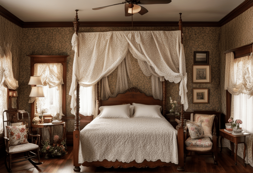 granny chic bedroom