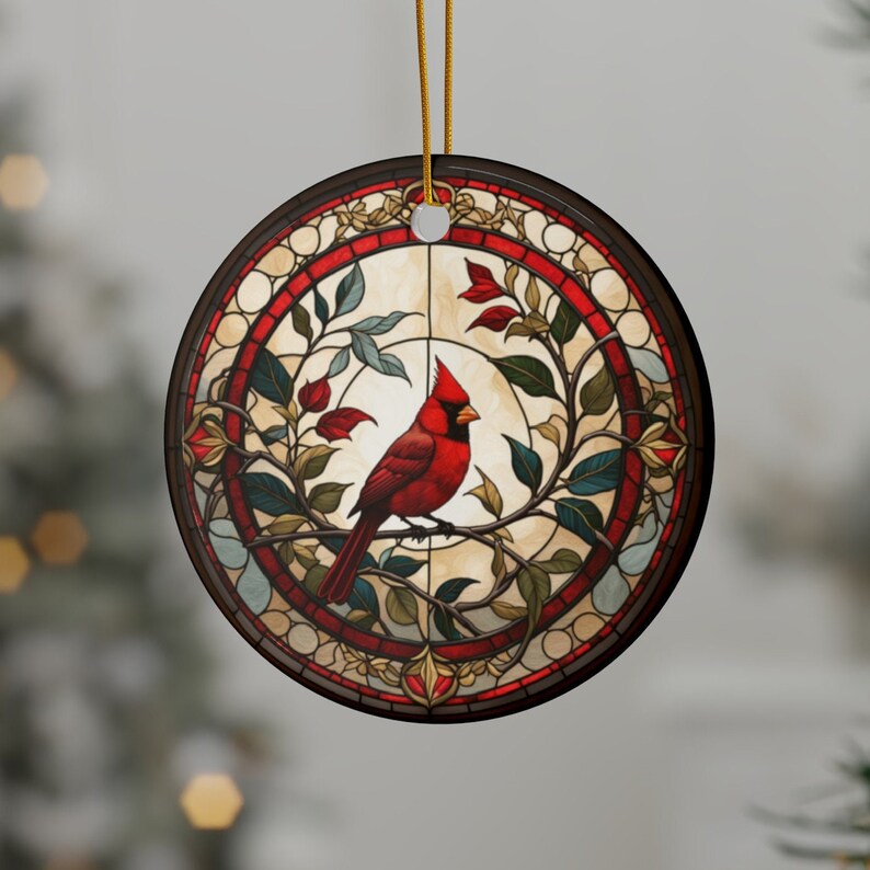 Cardinal Ornament - Christmas Tree Decorations