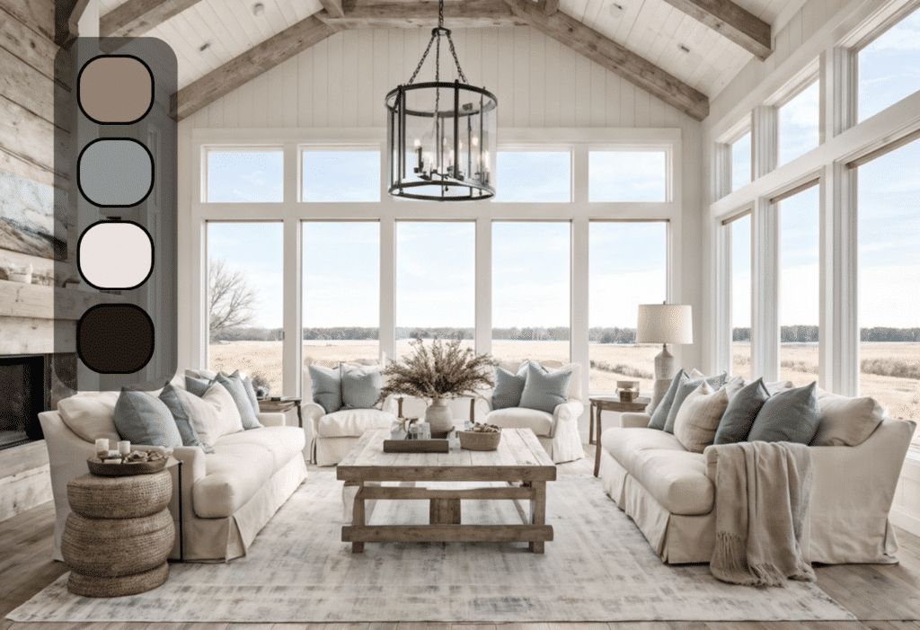 Modern Farmhouse Paint Color Palette